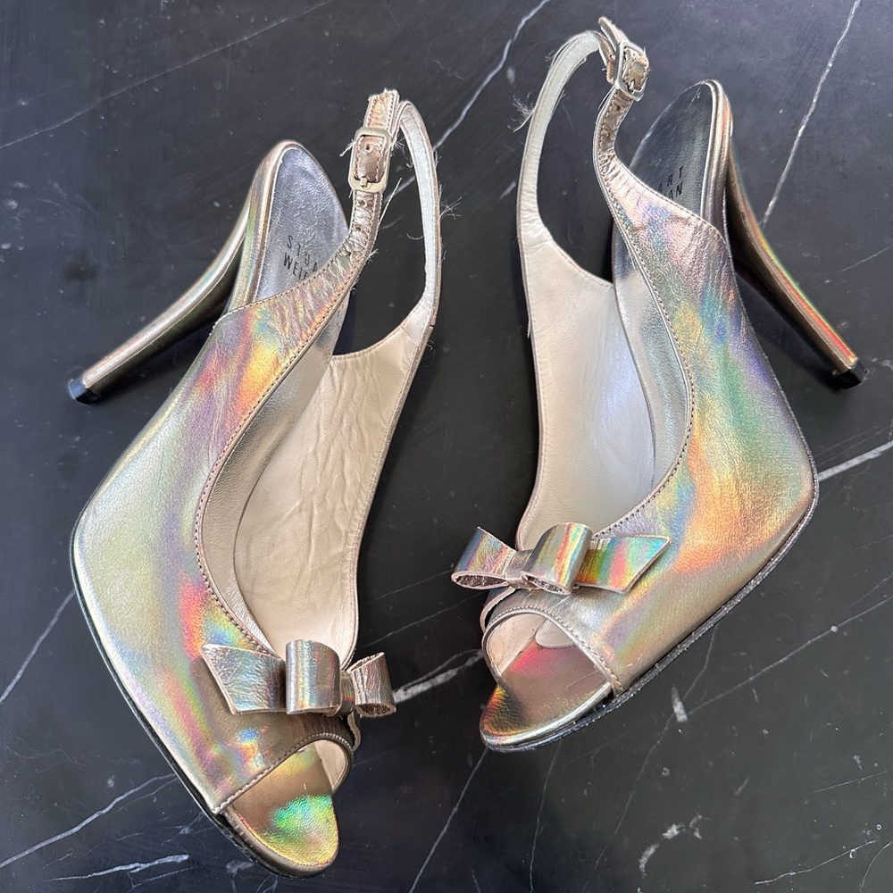 Stuart weitzman bow heels